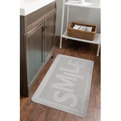 Lessentiel Maison Podloga za kupatilo Smile, 60x100 cm, Siva
