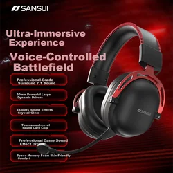 Shanshui Gaming Bluetooth slušalice DT15, Crne