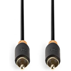 NEDIS CABW24170AT20, Digitalni audio kabl, RCA muški, Pozlaceni, 2,00 m, Antracit