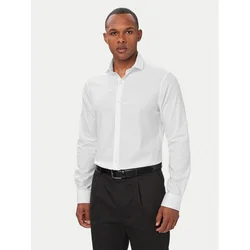 Calvin Klein Srajca LV019EU120 Bela Slim Fit