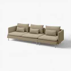SÖDERHAMN Sofa 4-sed, Johanneshov smeđebež
