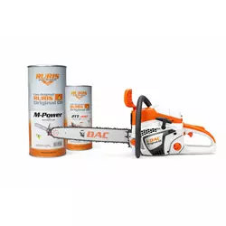 Ruris Motorna testera DAC 506RS, 4 KS, 45 cm + Dvotaktol 500ml 12-050 + Monogradno ulje Lancol M-Power, 1l