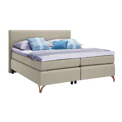 Esposa POSTELJA BOXSPRING 160 cm x 200 cm , tekstil bež