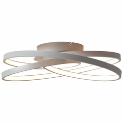 Brilliant - LED plafonsko svetlo LABYRINTH LED/40W/230V prečnik 39,5 cm siva