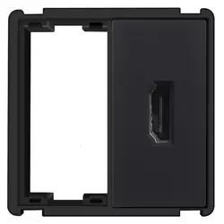 shumee Stenska vtičnica HDMI modul RTX SH sistem Črna