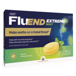 SWP FluEnd Extreme Mint za grlo, 16 pastila