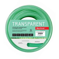 Vrtna cev TRANSPARENT 3/4 20 m zelena