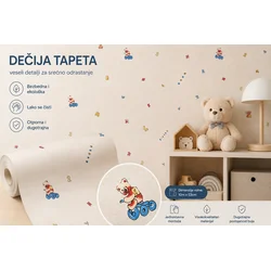 EuroAF Dekorativna zidna tapeta, 53cm x 10m, Bež