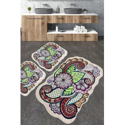 Lessentiel Maison Set 3 prostirke za kupatilo Šareni