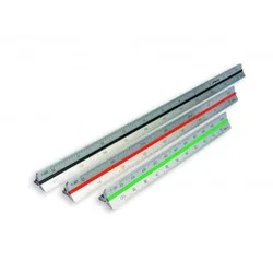Aluminijsko merilo LENIAR 15 cm (tehnično risanje)