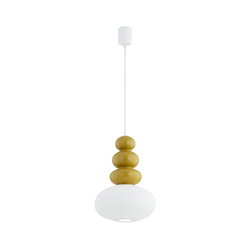 Argon 8821 - Lestenec na vrvici DIEGO 1xGU10/5W/230V bela/rjava