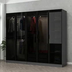 Hanah home Ormar Kale 225x190x52cm Crni