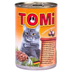 Tomi Vlažna hrana za odrasle mačke Adult, 400 g - piletina i džigerica