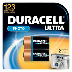 DURACELL baterije CR123 3V Lithium (2 kosa)