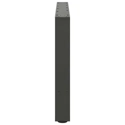 Noge za klub stolić antracit boje 2 kom 70 x (42-43) cm čelik