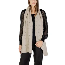 Only ONLAURORA STRUCTURED KNIT SCARF CC 15349820 Bež
