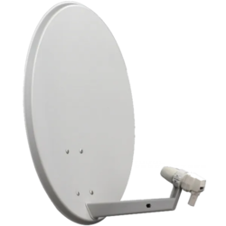 Antena satelitska D60, 60cm, 600x531mm, Bela