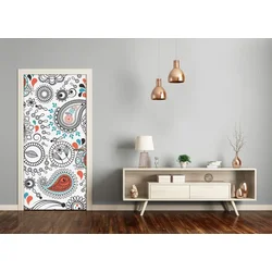 tulup.si Samolepilni tapete na vratih Okraski 75x205 cm