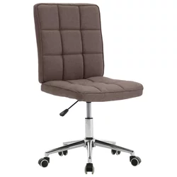 vidaXL Jedilni stol taupe blago