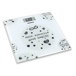 HEINNER Personalna vaga HBS-150MSJ, Staklo, Bela