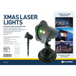 Laser PLATINET outdoor XMAS light