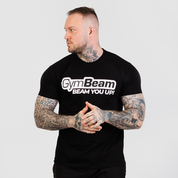 GymBeam Muška majica Beam Black