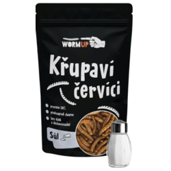 Hrustljavi črvi s soljo 80 g