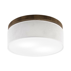 Brilagi - LED plafonsko svetlo BELLADONNA 2xE27/15W/230V prečnika 40 cm, bela/hrast-orah