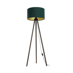 Podna lampa STANDART 1xE27/60W/230V zelena/braon
