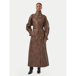 Bardot Trenčkot Milana 60685JB Temno rjava Regular Fit