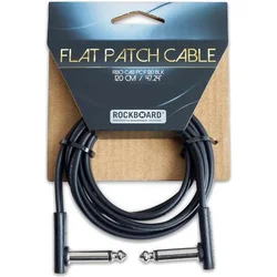 RockBoard Flat Patch Cable Black 120 cm