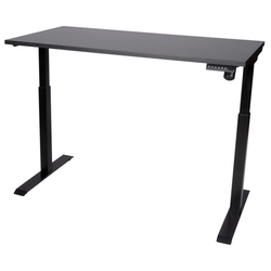 Elektropodesivi sto Ergodynamic A3, Sa jednim motorom, 1000 x 600 x 25mm, Crni