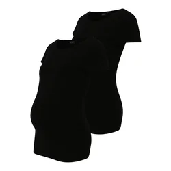 Only Maternity Majica, črna