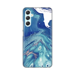 Silikonska maska za Samsung A346B Galaxy A34 5G Blue Marble Print plava
