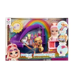Rainbow High Set z mlajšo sestro - bazen