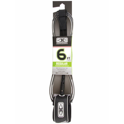 Ocean & Earth Regular 6 Moulded Leash black