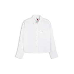 Tommy Jeans Bluza ESSENTIAL bela