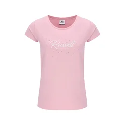 Russell Athletic AVA S/S CREWNECK TEE SHIRT, ženska majica, roza A41641