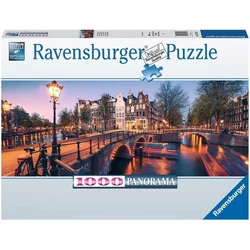 Ravensburger Panoramska sestavljanka Večer v Amsterdamu 1000 kosov