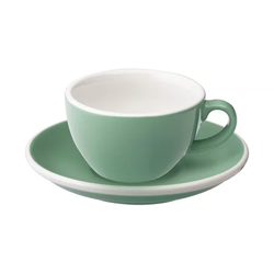 Loveramics Egg - Flat White 150 ml Cup and Saucer - Mint