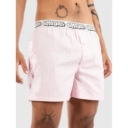 Empyre Pink Plaid Loose moške boksarice pink