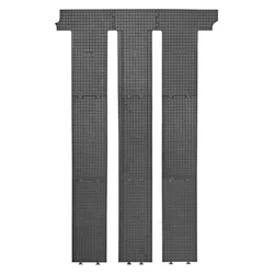 Rubber car mats VW Transporter T5 / T6 2003- (Multivan, 2nd and 3rd row)