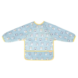 Badabulle podbradnik z rokavi Soft Blue
