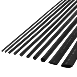 Cabletech Toplotno krčenje cevi 3,5 mm-1 m črna Cabletech