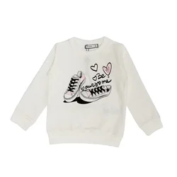 VRABAC Majica dugih rukava za devojčice 31756, Bela