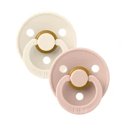 BIBS Cucle, 6-18m, 2 komada, Ivory & Blush