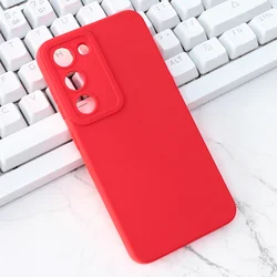 Torbica Silikon Pro Camera za Samsung S916 Galaxy S23 Plus crvena