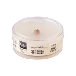 WoodWick Linen dišeča svečka 31 g unisex
