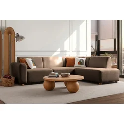 ATELIER DEL SOFA Ugaona garnitura S Loft Right Brown