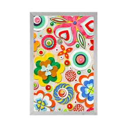 Plakat abstrakcija rož - 20x30 no frame